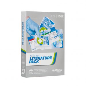 FIRST AID LITERATURE PACK, FIRST AID BOOKLET, CPR GUIDE, SNAKE AND SPIDER BITE GUIDE AND ACCIDENT REPORT NOTEBOOK SET