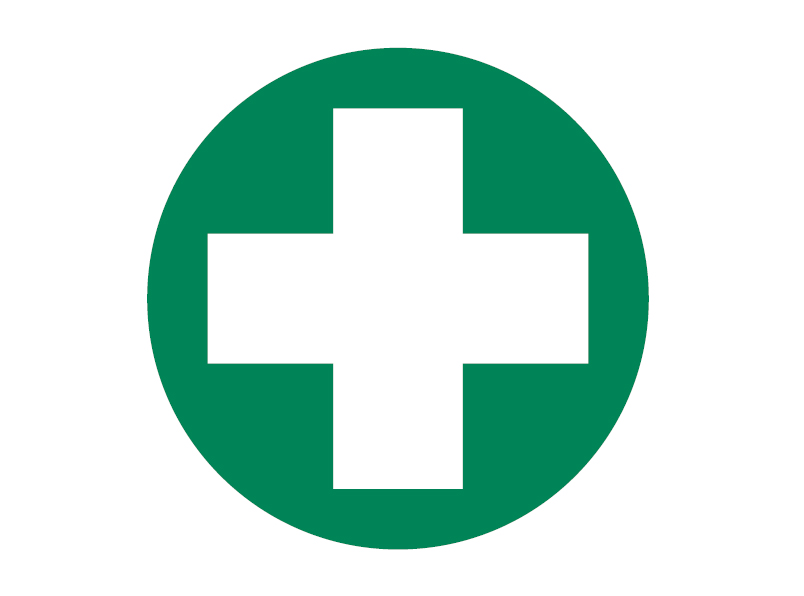 ATI First Aid Supplies | DECAL, FIRST AID CROSS ONLY, 50MM D., SELF ...