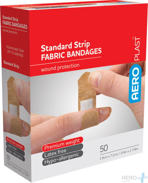 Premium Fabric Standard Strip 7.2 x 1.9cm Box/50 (12 Pack)