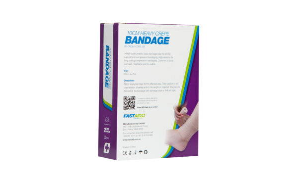 B3 Heavy Crepe Bandage, 10cm, 2pk