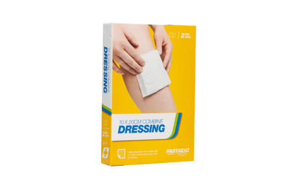 D2 Combine Dressing, 10 X 20cm, 2pk