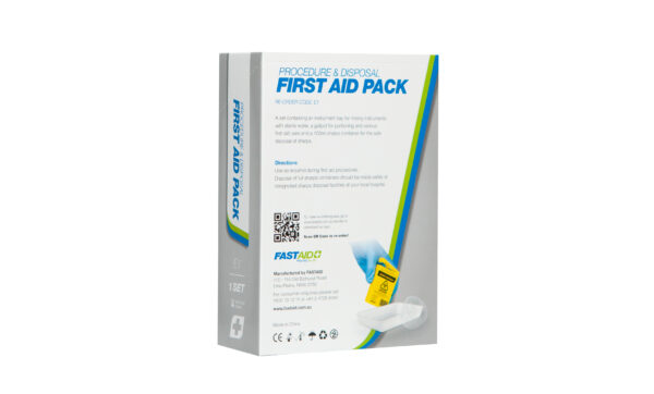 E1 Procedure and Disposal First Aid Pack, 100ml Sharps Container, Galipot and Instrument Tray Set - Image 2