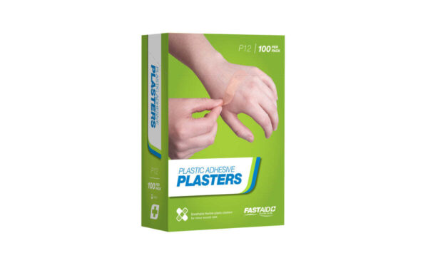 P12 Adhesive Plasters, Plastic, 72 X 19mm, 100pk