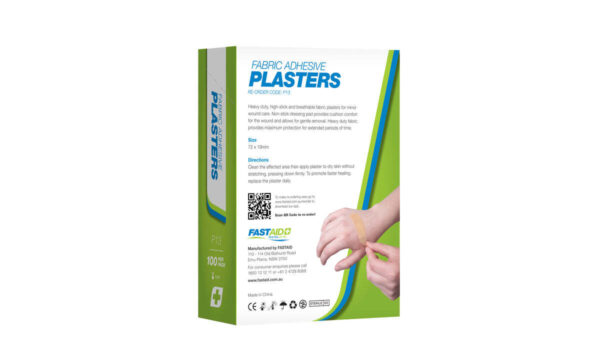 P13 Adhesive Plasters, Fabric, 72 X 19mm, 100pk - Image 2