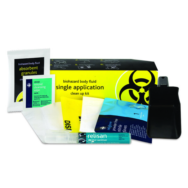 Body Fluid Single Use Pack, Cardboard Case