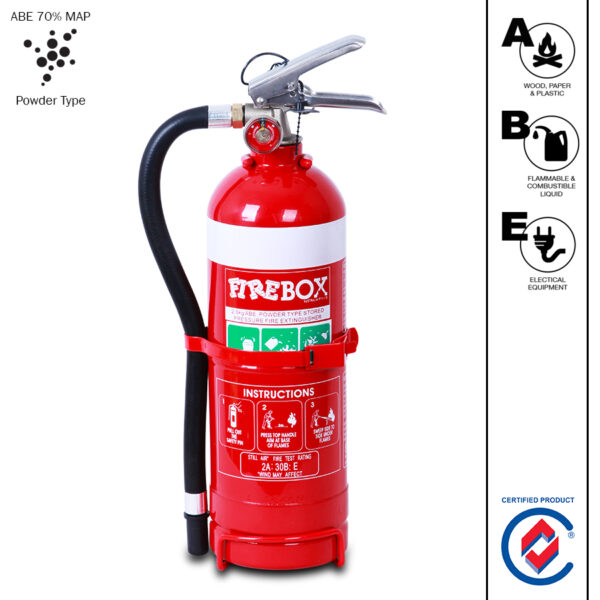 2.0kg Dry Chemical Powder Extinguisher ABE