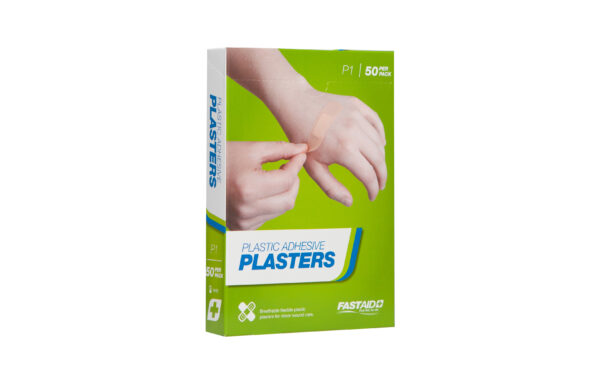 P1 Adhesive Plasters, Plastic, 72 X 19mm, 50pk