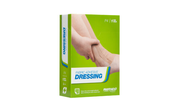 P4 Adhesive Dressing Strip, Fabric, 7.5cm X 1m, 1pk