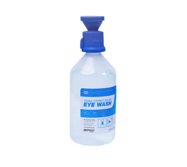 S4 Eye Wash Solution, 500ml Bottle With Cap, 10pk