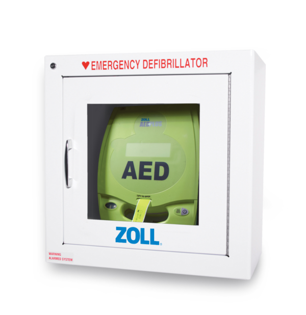 ZOLL AED Plus 9″ Standard Surface Metal Wall Cabinet (8000-0855)