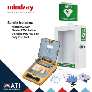 Mindray BeneHeart C2 Semi/Fully-Automated External Defibrillator Bundle