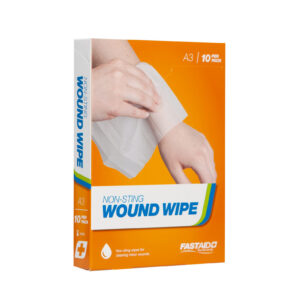 A3 Wound Wipe, Non-Sting Wipe, 10pk
