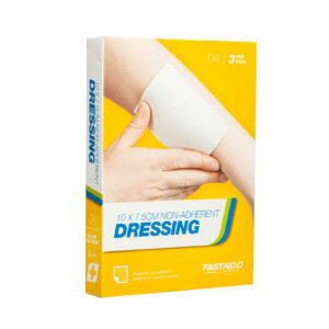 D4 Non-Adherent Dressing, 10 X 7.5cm, 3pk