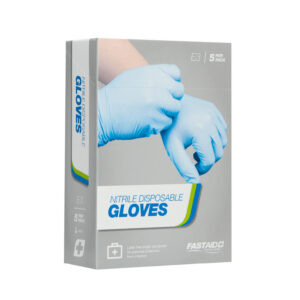 E3 Nitrile Disposable Gloves, Large Pairs, 5pk