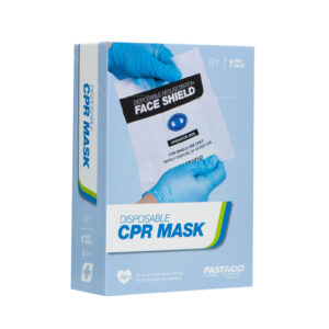 R1 Resuscitation Face Shield, Disposable, With Valve, 1pk