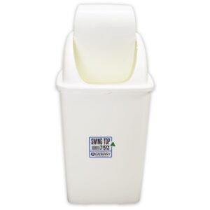 Garbage Bin, Tidy Bin White Swing, 27L